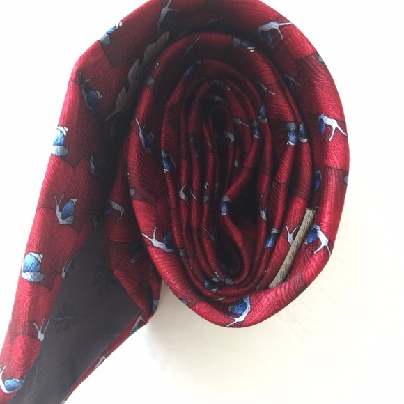 Nature Conservancy Maroon Giant Land Snails Tie - Picture 8 of 8